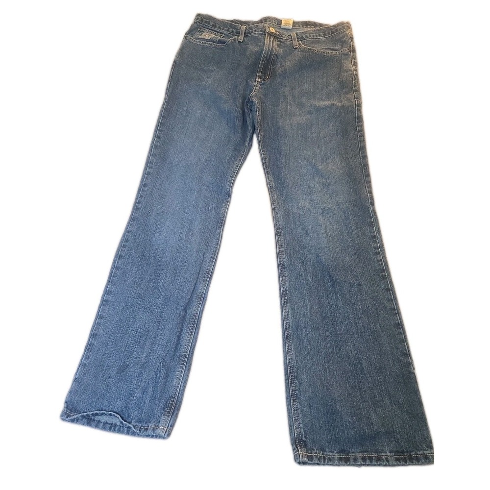 Cinch Jeans Mens 36x34 Blue Green Label Relaxed Fit Cowboy Western Denim Pants